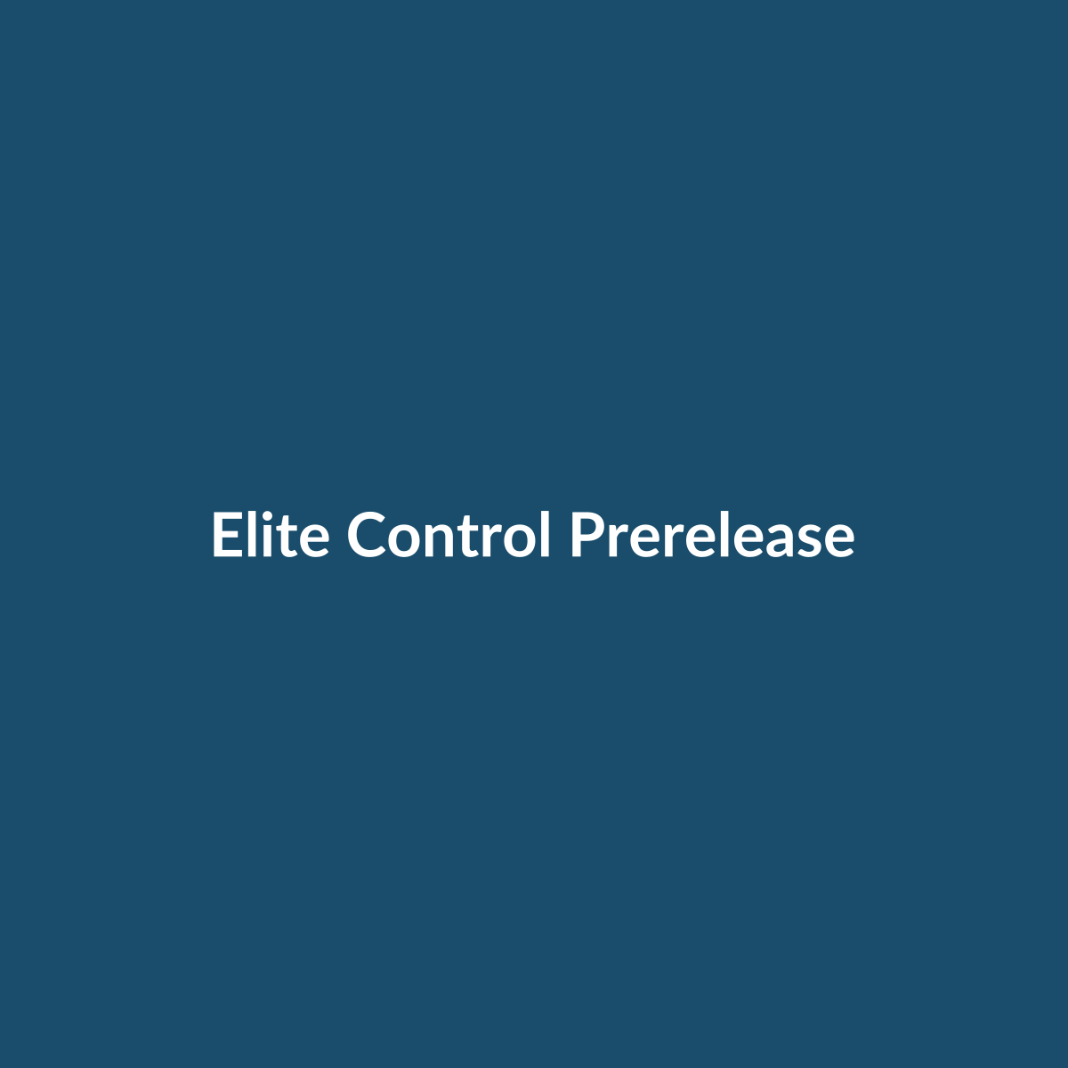 REX Elite Control - Prerelease prerelease